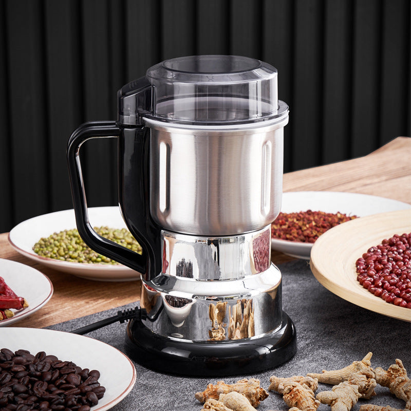 Electric Grain & Spice Grinder – Stainless Steel High-Speed Coffee, Herb & Cereal Powder Grinder