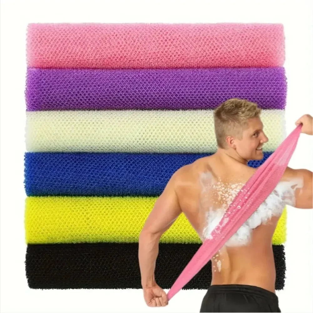 African Exfoliating Bath Net Sponge | Double-Sided Body Scrubber & Shower Loofah for Deep Cleansing