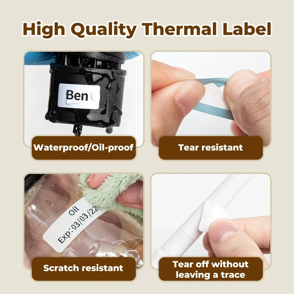 Phomemo Q30 Bluetooth Thermal Label Maker | Portable Wireless Mini Label Printer for Home, Office, School & Organization