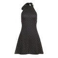 SUCHCUTE Women's Polka Dot Halter Mini Dress | Backless Sleeveless Summer Party & Vacation Dress