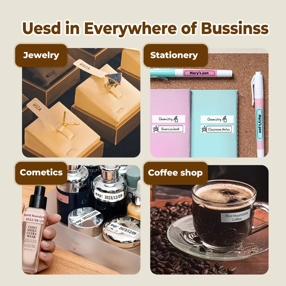 Phomemo Q30 Bluetooth Thermal Label Maker | Portable Wireless Mini Label Printer for Home, Office, School & Organization